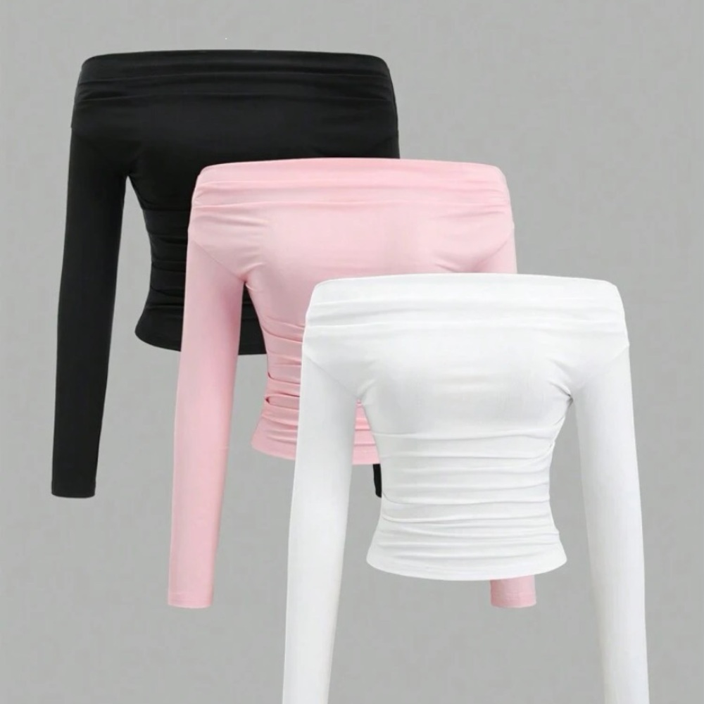 Three off the shoulder tops